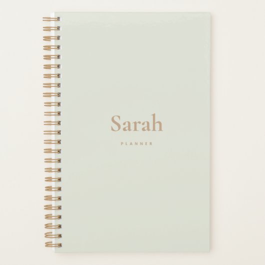 2025 Minimalistisch anpassbar Planer (Vorderseite)