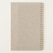 2025 Minimalistisch anpassbar Planer (Rückseite)