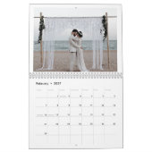 2025 Minimalistisch Moderne, maßgeschneiderte Foto Kalender (Feb 2027)