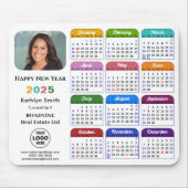 2025 Minimalistisches Business-Logo Mousepad (Vorne)