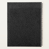 2025 Mit Monogramm, eleganter und moderner Goldsch Planer (Rückseite)