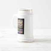 2025 mit neuen Träumen Bierglas (Vorderseite Links)