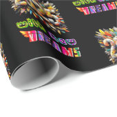 2025 mit neuen Träumen Geschenkpapier (Rolleneckpunkt)