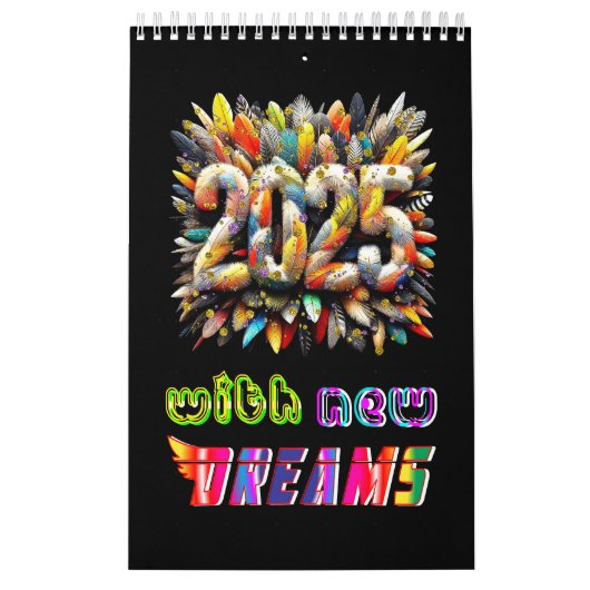 2025 mit neuen Träumen Kalender (Titelbild)