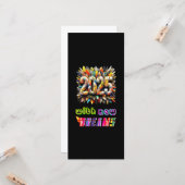 2025 mit neuen Träumen Karte (Vorderseite/Rückseite Beispiel)