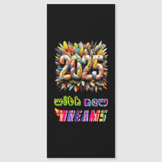 2025 mit neuen Träumen Magneteinladung