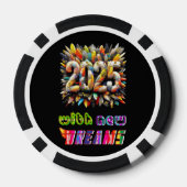 2025 mit neuen Träumen Pokerchips (Rückseite)