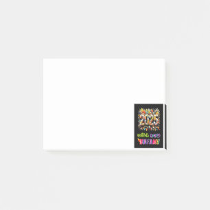 2025 mit neuen Träumen Post-it Klebezettel