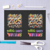 2025 mit neuen Träumen Seidenpapier (Handwerk)