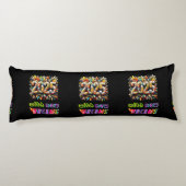 2025 mit neuen Träumen Seitenschläferkissen (Rückseite)