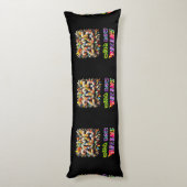 2025 mit neuen Träumen Seitenschläferkissen (Rückseite (Vertikal))