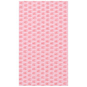 2025 Modern Merry and Bright Red Pink Christmas Tischdecke (Vorderseite)