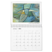 2025 Moderne Abstrakte Coole Kunstmalerei Kalender (Jan 2026)