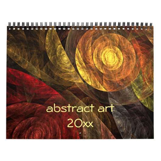 2025 Moderne Abstrakte Kunst Kalender (Titelbild)