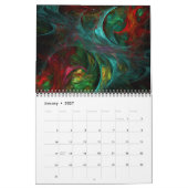 2025 Moderne Abstrakte Kunst Kalender (Jan 2027)