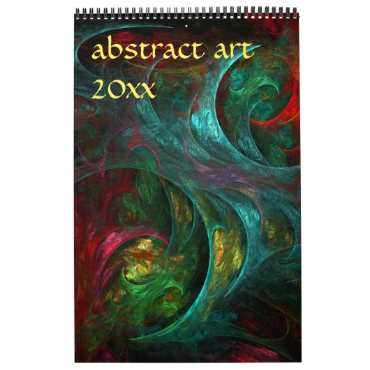 2025 Moderne Abstrakte Kunst Kalender (Titelbild)