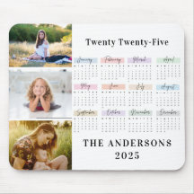 2025 Moderne Familie 4 FotoCollage Custom