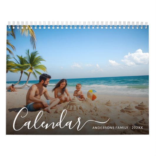 2025 Moderne Fotos mit Script 13-Familie Kalender (Titelbild)