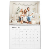 2025 Moderne Fotos mit Script 13-Familie Kalender (Feb 2027)