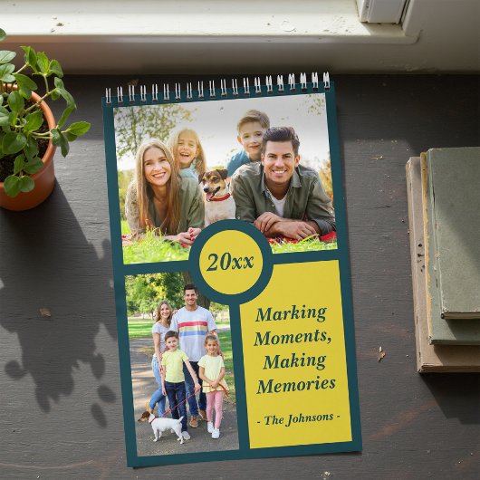 2025 Moderne Fotos und Texte für Minimalistische b Kalender