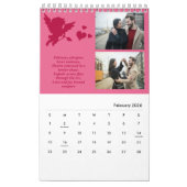 2025 Moderne Fotos und Texte für Minimalistische b Kalender (Feb 2026)