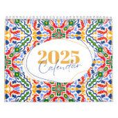 2025 Moderne, lebendige Keramik Tile Designs Kalender (Titelbild)