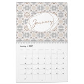 2025 Moderne, lebendige Keramik Tile Designs Kalender (Jan 2027)