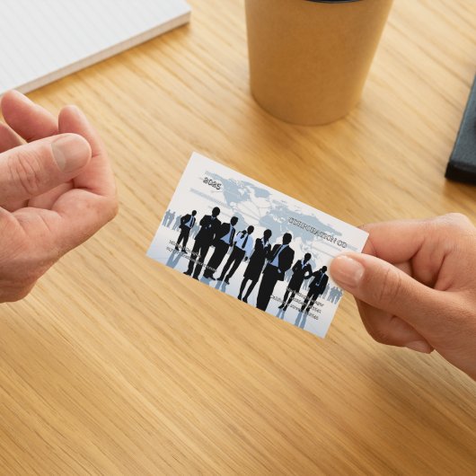 2025 Moderner Dunkler Pocket-Kalender Visitenkarte