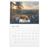 2025 Moderner Kalender für benutzerdefinierte Fami (Mär 2027)