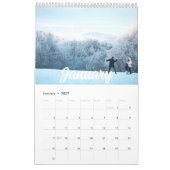 2025 Moderner Kalender für benutzerdefinierte Fami (Jan 2027)