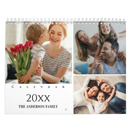 2025 Modernes Foto für Ihre Familie Kalender (Titelbild)