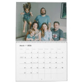 2025 Modernes Foto für Ihre Familie Kalender (Mär 2026)