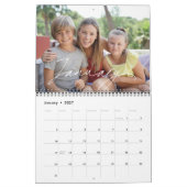 2025 Modernes Handwriting-Script-Foto Kalender (Jan 2027)