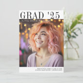 2025 Modernes Minimalistisches Grad-Overlay Ankündigung (Stehend Vorderseite)