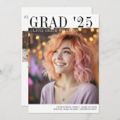 2025 Modernes Minimalistisches Grad-Overlay Ankündigung (Vorne/Hinten)