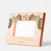 2025 Modernes Mondflugjahr Geätzte Rahmen (Links)