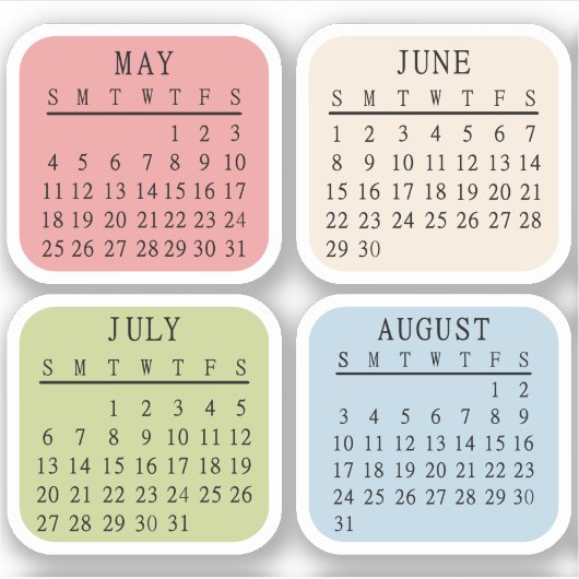 2025 Monatlicher Bujo Planner Bullet Journal Kalen Aufkleber (Vorderseite)