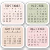 2025 Monatlicher Kalender Bullet Journal Bujo Plan Aufkleber (Vorderseite)