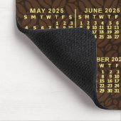 2025 Monatlicher Kalender Kaffeemaschine Kaffee ei Mousepad (Ecke)