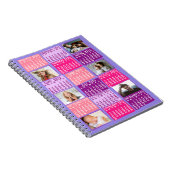 2025 Monatlicher Kalender Niedlich Mod 6 FotoColla Notizblock (Rechte Seite)