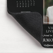 2025 Mouse Pad Blk für elegantes Foto Business Cal Mousepad (Ecke)