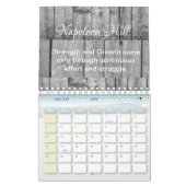 2025 Napoleon Hill, Stärke und Wachstum Kalender (Jan 2026)