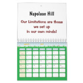 2025 Napoleon Hill, Unsere Grenzen Kalender (Mär 2027)
