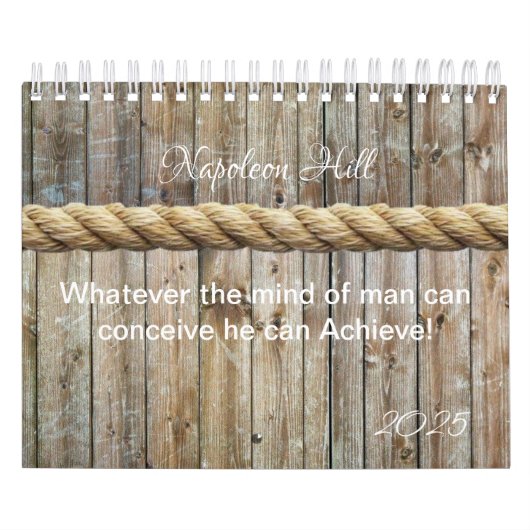 2025 Napoleon Hill, was auch immer der Mensch erfa Kalender (Titelbild)