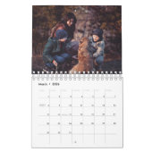 2025 Neue Jahr Einfache moderne Multi 3 FotoCollag Kalender (Mär 2026)