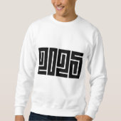 2025 neues Jahr Sweatshirt (Vorderseite)