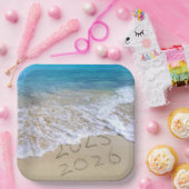 2025 Neues Party des tropischen Strandes Pappteller (Party)