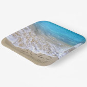 2025 Neues Party des tropischen Strandes Pappteller (Gewinkelt)