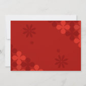 2025 Neujahr der Schlange Red Gold Moderne Einladung (Rückseite)