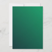 2025 Neujahr des Schlangen-Grünen-Party Einladung (Rückseite)